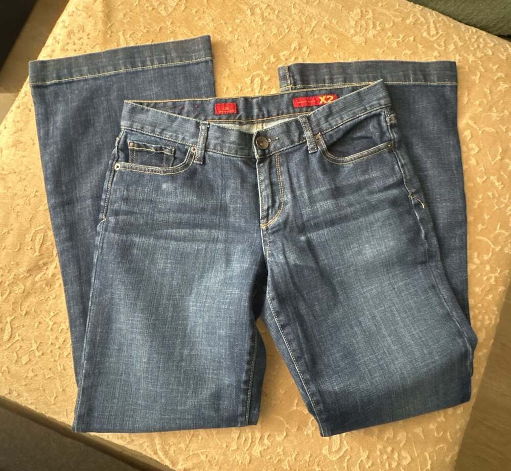 X2 Quality Denim Women's Dark Wash Eva Full Leg Denim Jeans Size 31